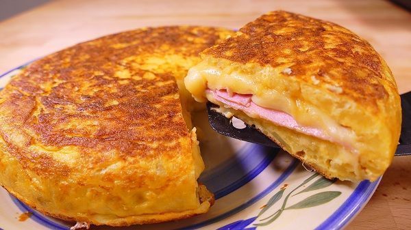 Tortilla de Patatas y Jamón